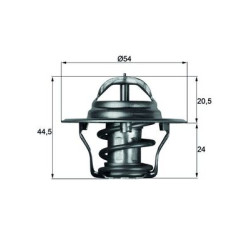 Termostat MAHLE TX 4 87D