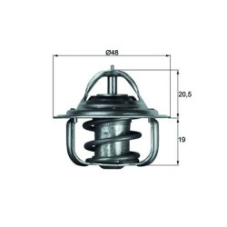 Termostat MAHLE TX 5 88D