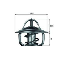 Termostat MAHLE TX 1 87D