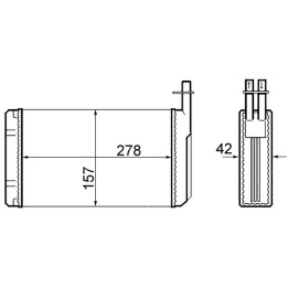 Nagrzewnica MAHLE AH 68 000S