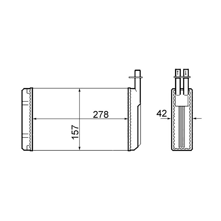 Nagrzewnica MAHLE AH 68 000S