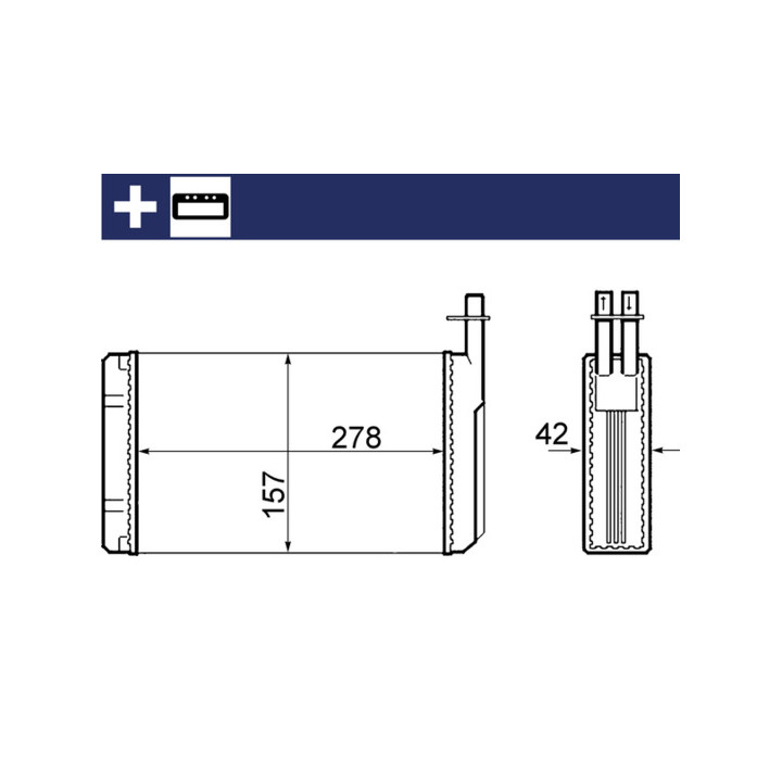 Nagrzewnica MAHLE AH 68 000S