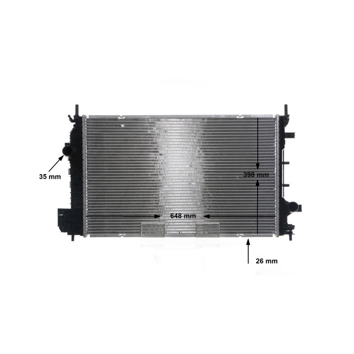 Chłodnica wody silnika MAHLE CR 812 000S