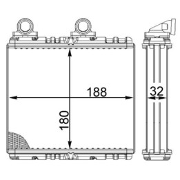 Nagrzewnica MAHLE AH 222 000S