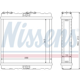 Nagrzewnica NISSENS 73379
