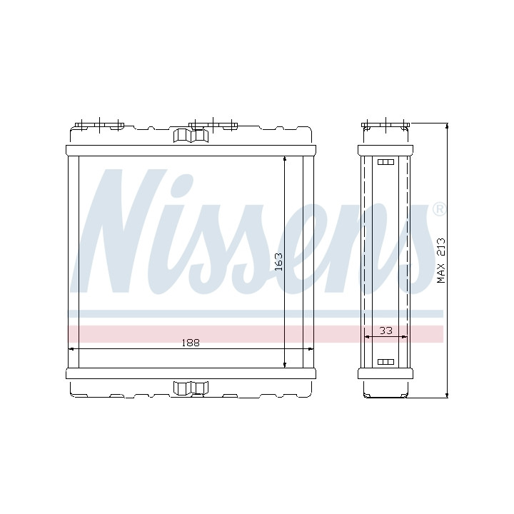 Nagrzewnica NISSENS 73379