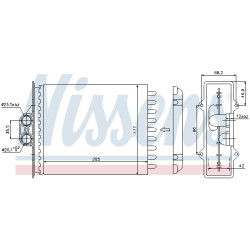 Nagrzewnica NISSENS 72657