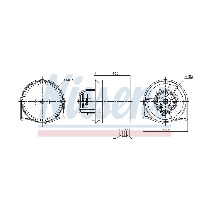 Dmuchawa nawiewu NISSENS 87026