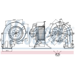 Dmuchawa nawiewu NISSENS 87025