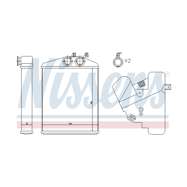 Nagrzewnica NISSENS 73377