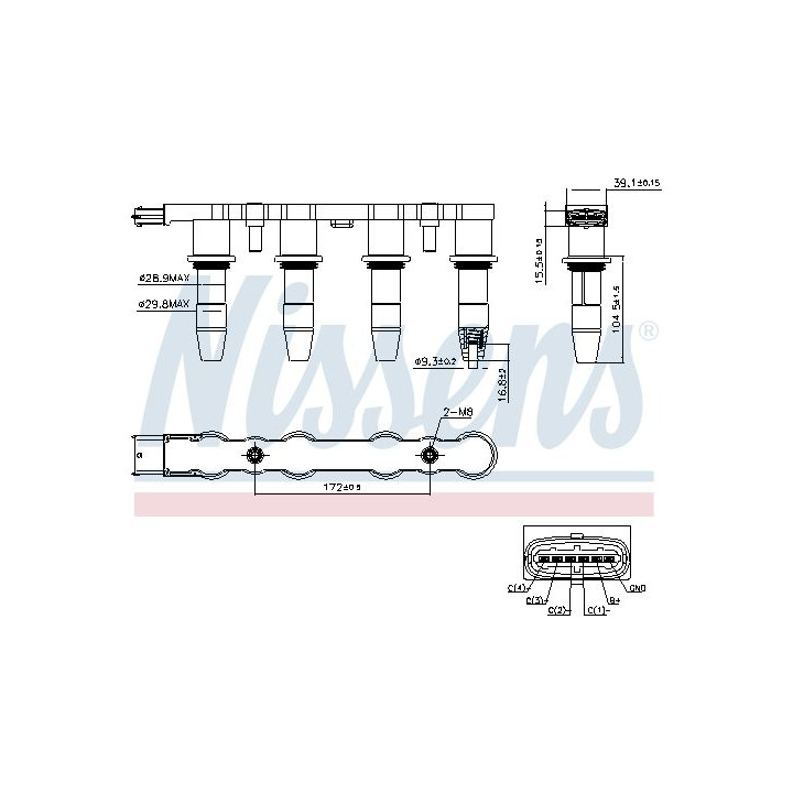Cewka zapłonowa NISSENS 966444