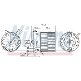 Dmuchawa nawiewu NISSENS 87057