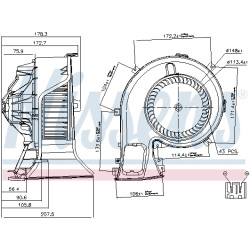 Dmuchawa nawiewu NISSENS 87067