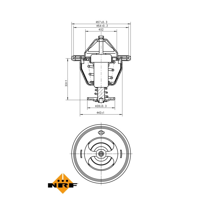 Termostat NRF 725174