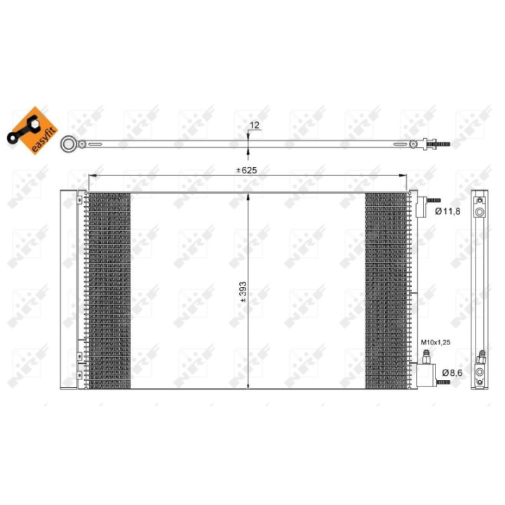 Skraplacz klimatyzacji NRF 35912