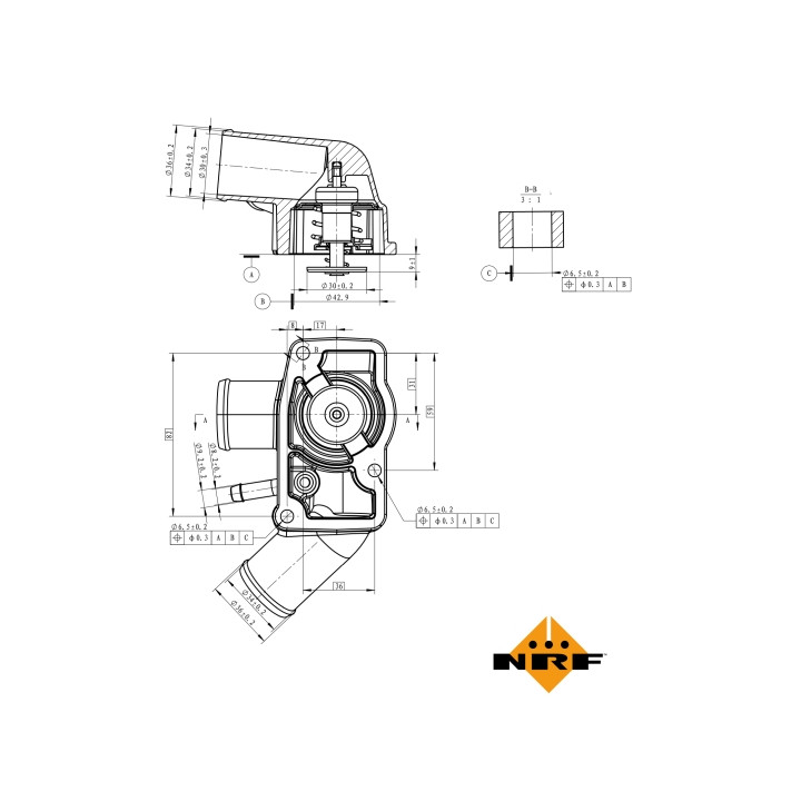 Termostat NRF 725010