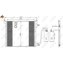 Skraplacz klimatyzacji NRF 35741