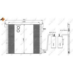 Skraplacz klimatyzacji NRF 35741