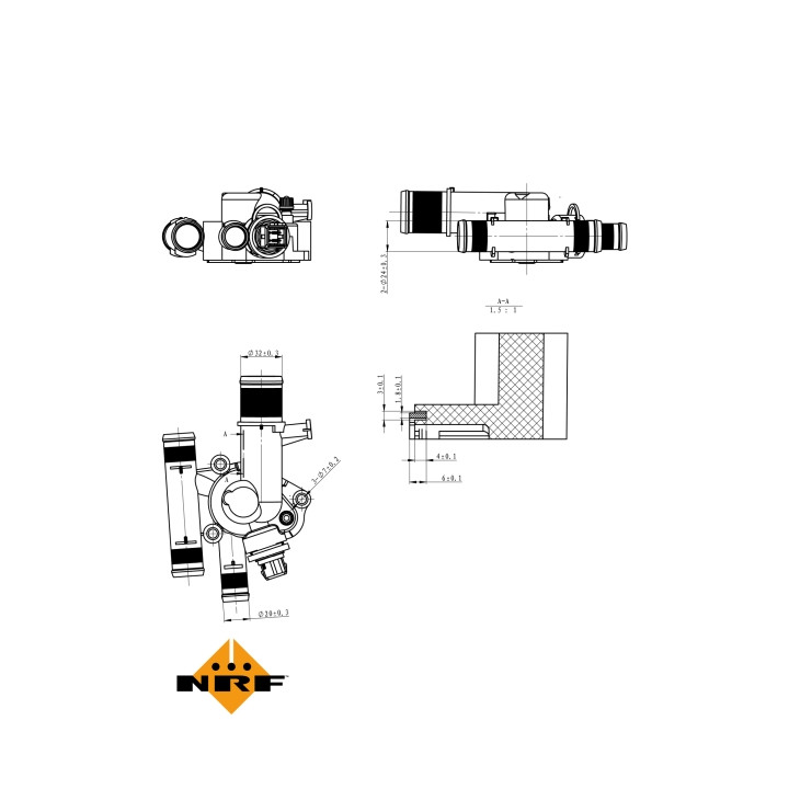 Termostat NRF 725022
