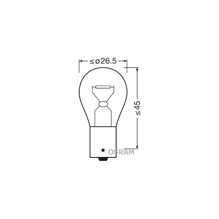 Żarówka światła STOP OSRAM 7508LDR-01B