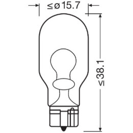 Żarówka lampy kierunkowskazu OSRAM 921-02B