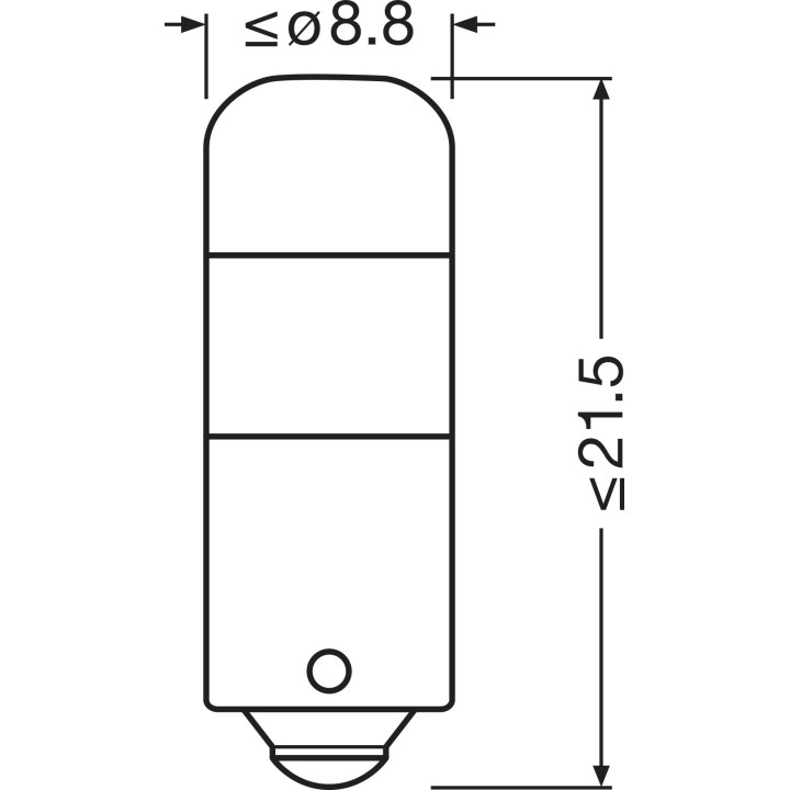 Żarówka oświetlenia wnętrza OSRAM 3893DWP-2BL