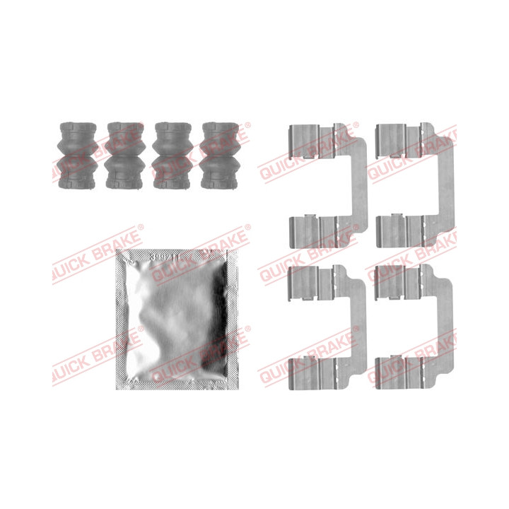 Zestaw montażowy klocków hamulcowych QUICK BRAKE 109-1830