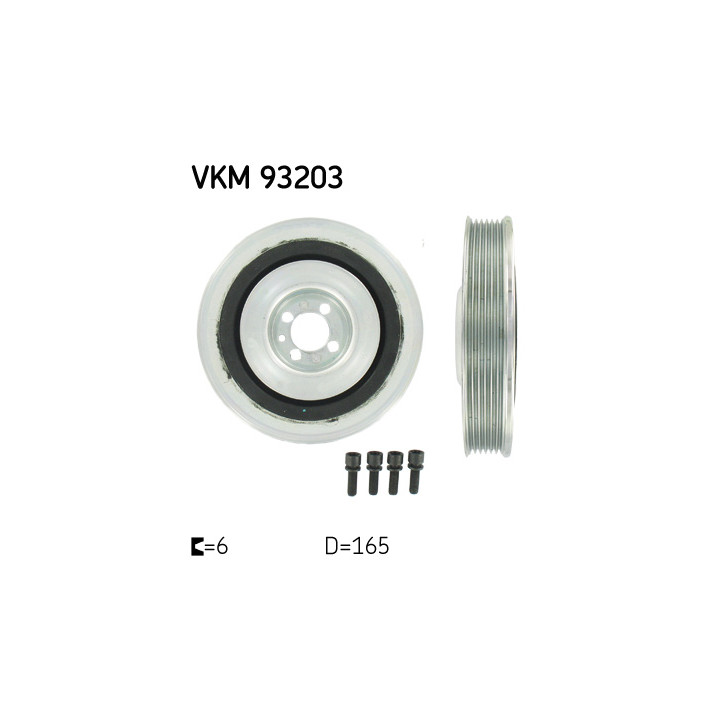 Koło pasowe wału korbowego SKF VKM 93203