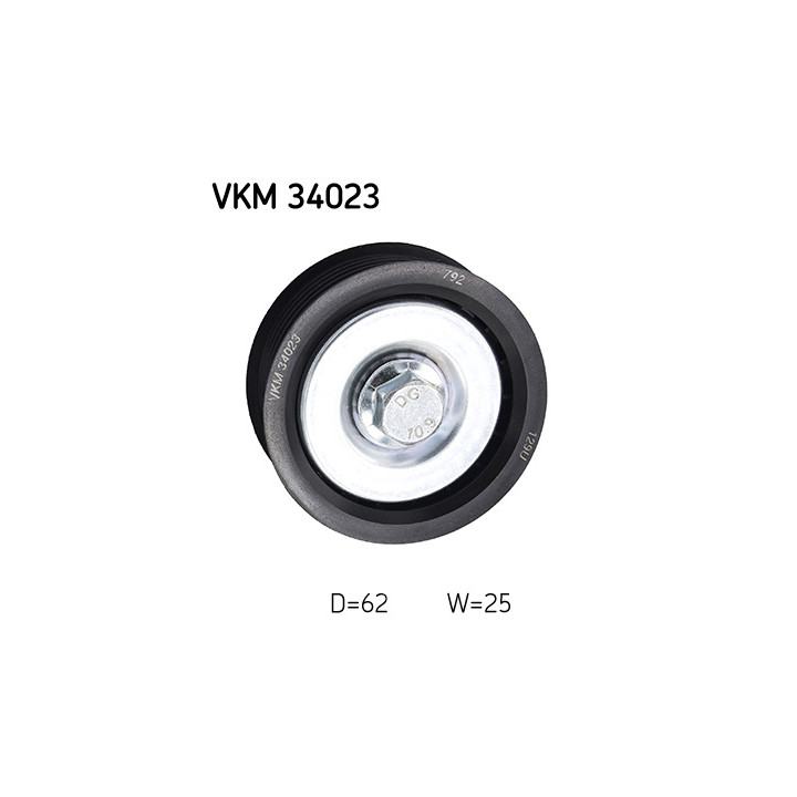 Rolka prowadząca pasek klinowy SKF VKM 34023