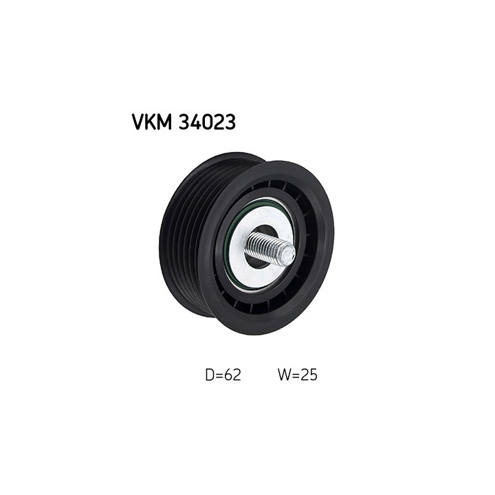 Rolka prowadząca pasek klinowy SKF VKM 34023