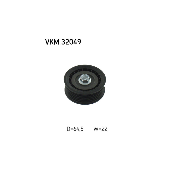 Rolka prowadząca pasek klinowy SKF VKM 32049