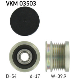 Sprzęgło jednokierunkowe alternatora SKF VKM 03503
