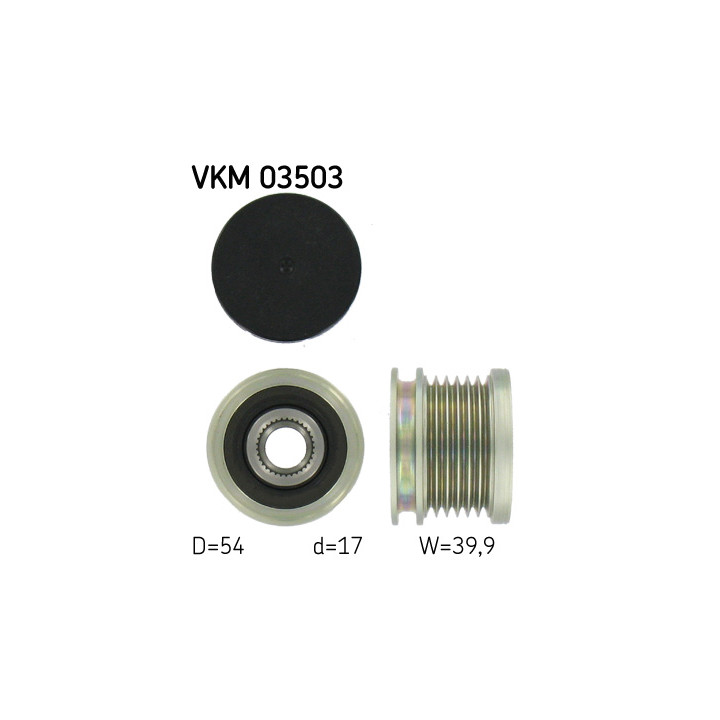 Sprzęgło jednokierunkowe alternatora SKF VKM 03503