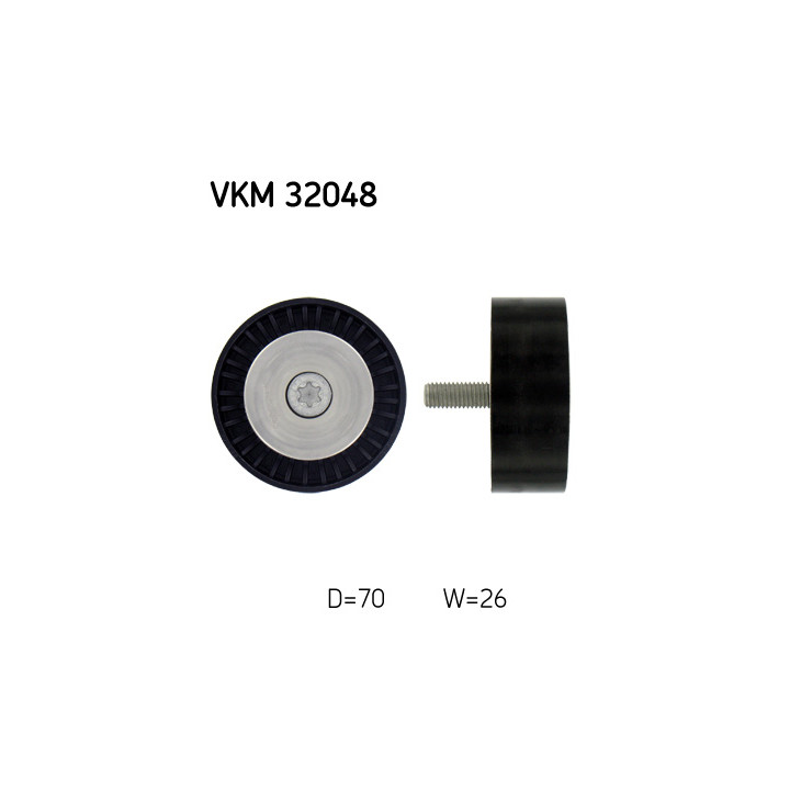 Rolka prowadząca pasek klinowy SKF VKM 32048