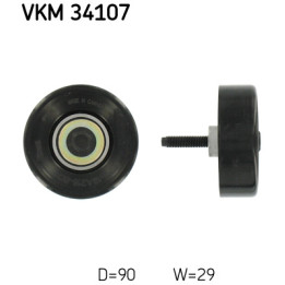 Rolka prowadząca pasek klinowy SKF VKM 34107