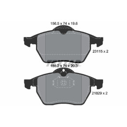 Klocki hamulcowe TEXTAR 2311502