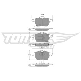 Klocki hamulcowe TOMEX Brakes TX 13-57