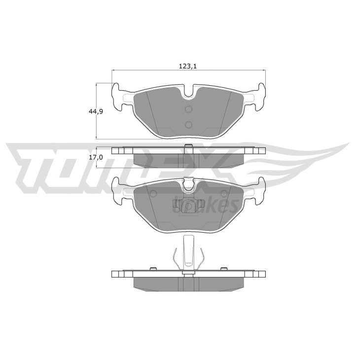 Klocki hamulcowe TOMEX Brakes TX 13-17
