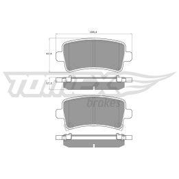 Klocki hamulcowe TOMEX Brakes TX 16-36