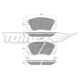 Klocki hamulcowe TOMEX Brakes TX 16-33