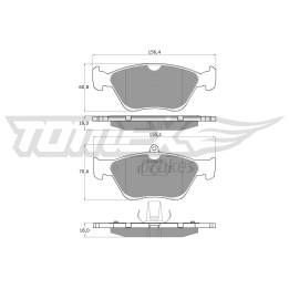 Klocki hamulcowe TOMEX Brakes TX 11-88