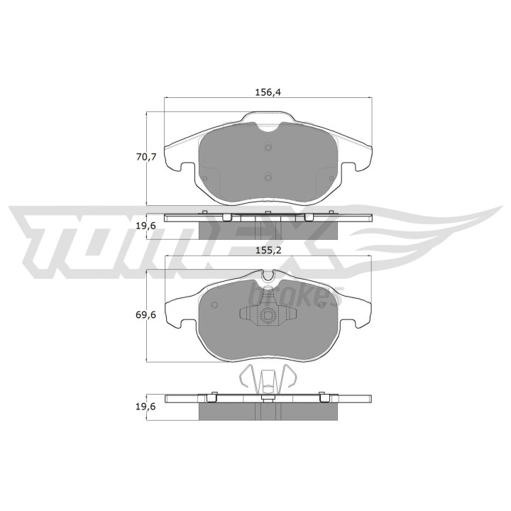 Klocki hamulcowe TOMEX Brakes TX 13-04