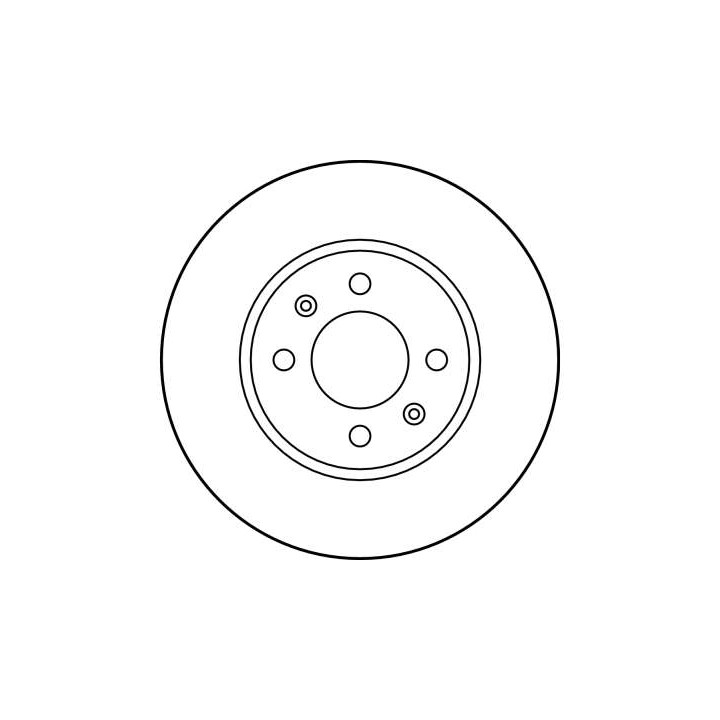Tarcza hamulcowa TRW DF1627