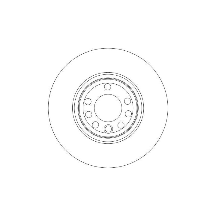 Tarcza hamulcowa TRW DF4266