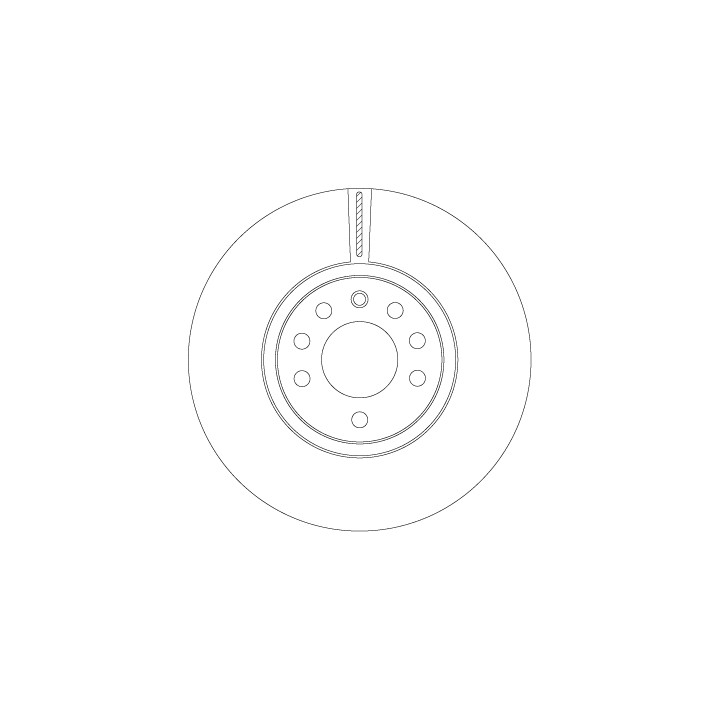 Tarcza hamulcowa TRW DF4549