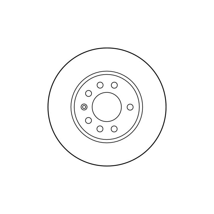 Tarcza hamulcowa TRW DF2681
