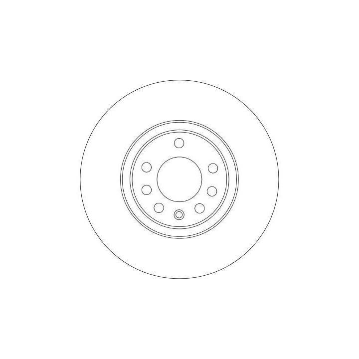 Tarcza hamulcowa TRW DF4246