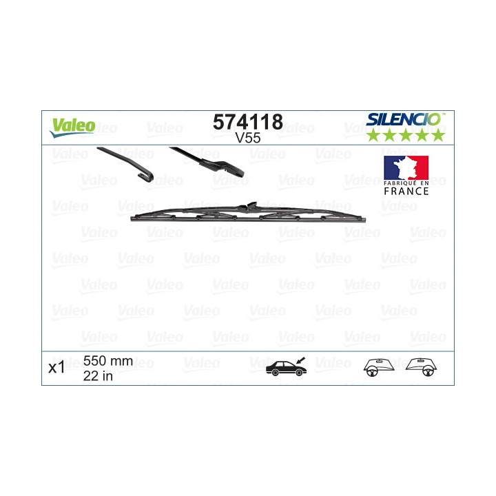 Pióro wycieraczki VALEO 574118
