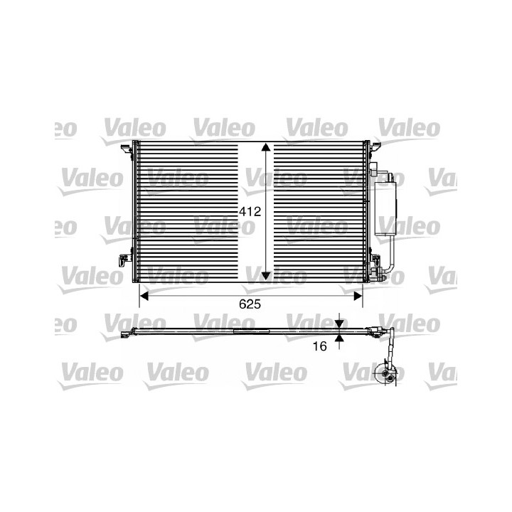 Skraplacz klimatyzacji VALEO 817711