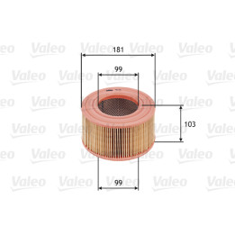 Filtr powietrza VALEO 585708